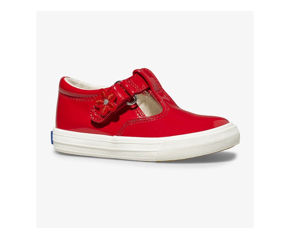 Keds Slip Ons Kinder Rot - Daphne Patent - IVJ-608925